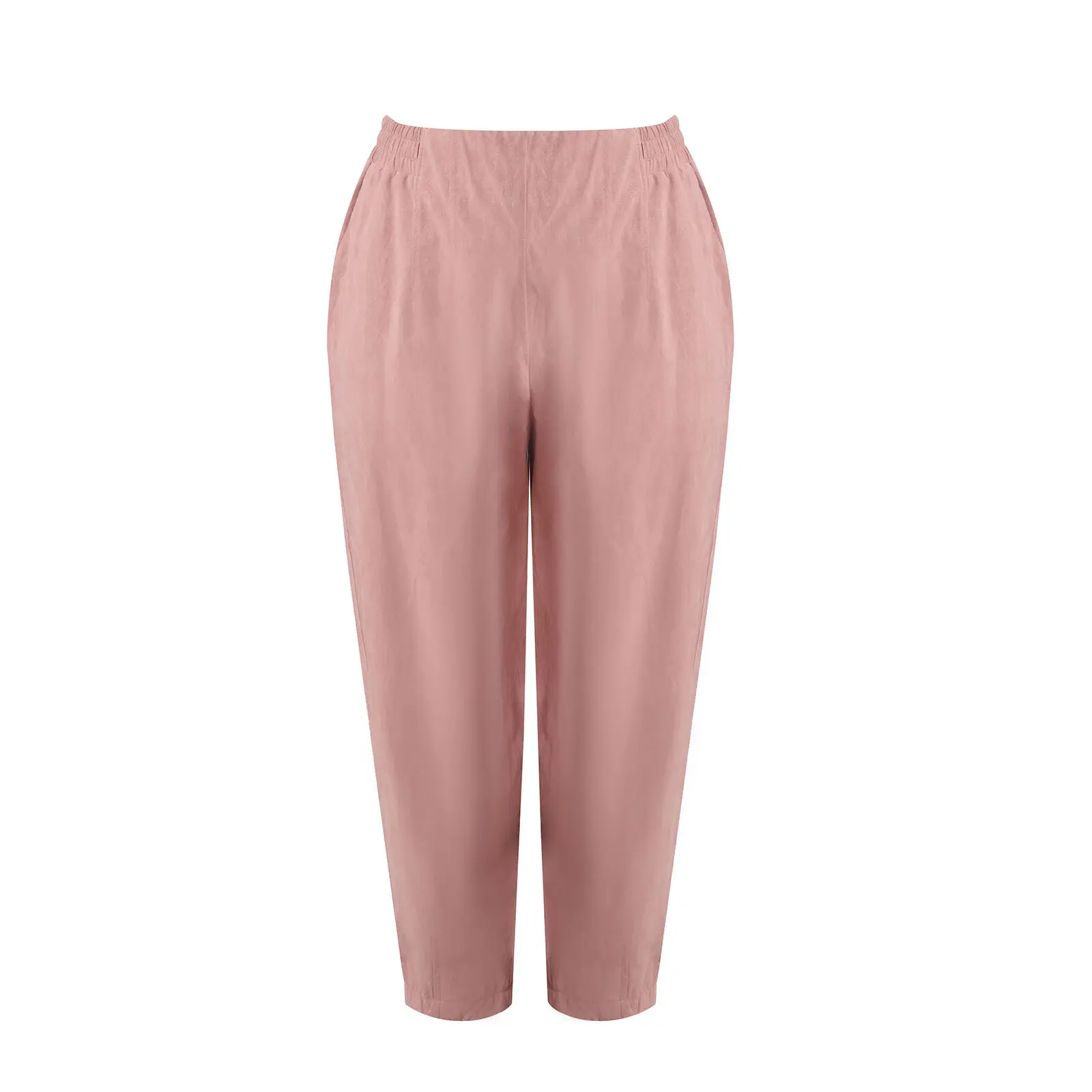 Mat Fashion Women's Rose Elastic Waist Bootcut Trousers