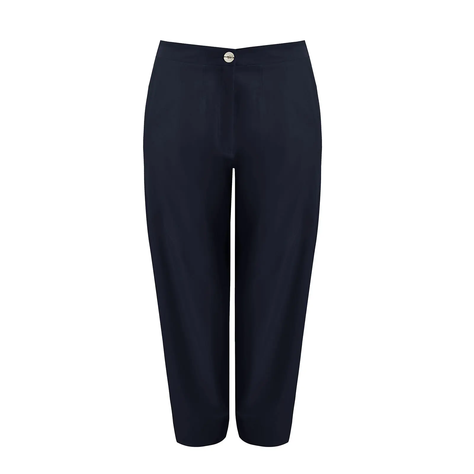 Damen Barrel-Hose mit elastischem Bund hinten Mat Fashion
