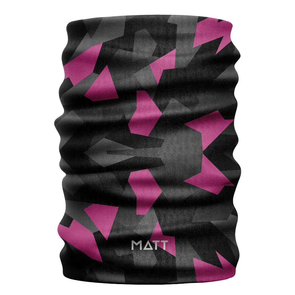 Temperature-Regulating Neck Gaiter MATT Geometric Camo