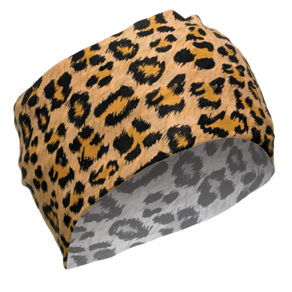 Printed headband MATT Leophard