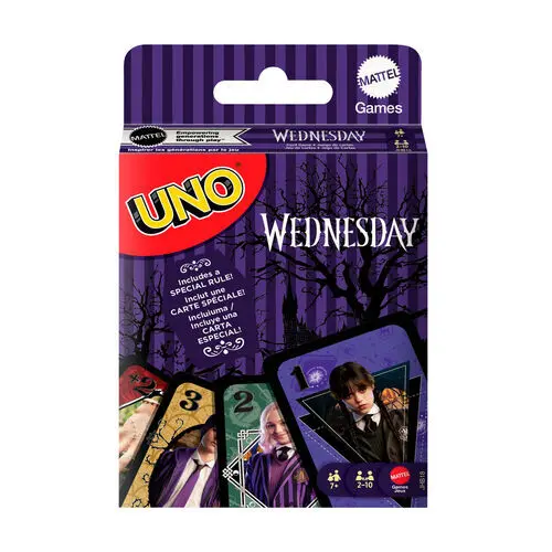 Kartenspiele Mattel UNO Wednesday
