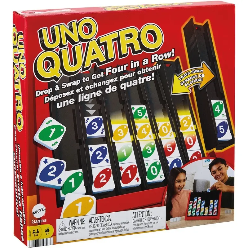Bordspellen Mattel France Uno Quatro