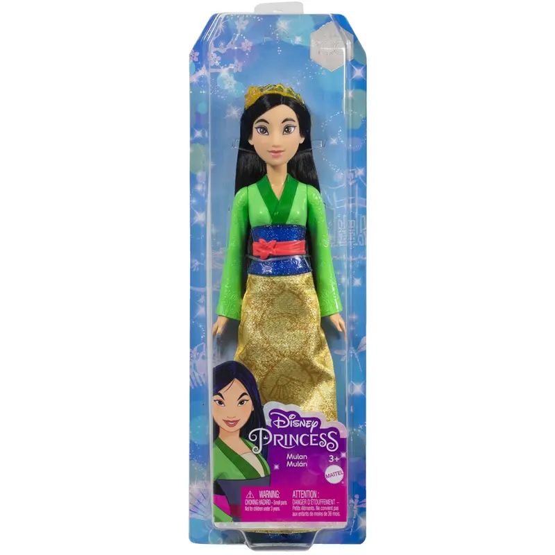 Puppe mit Zubehör Mattel France Prncss Mulan