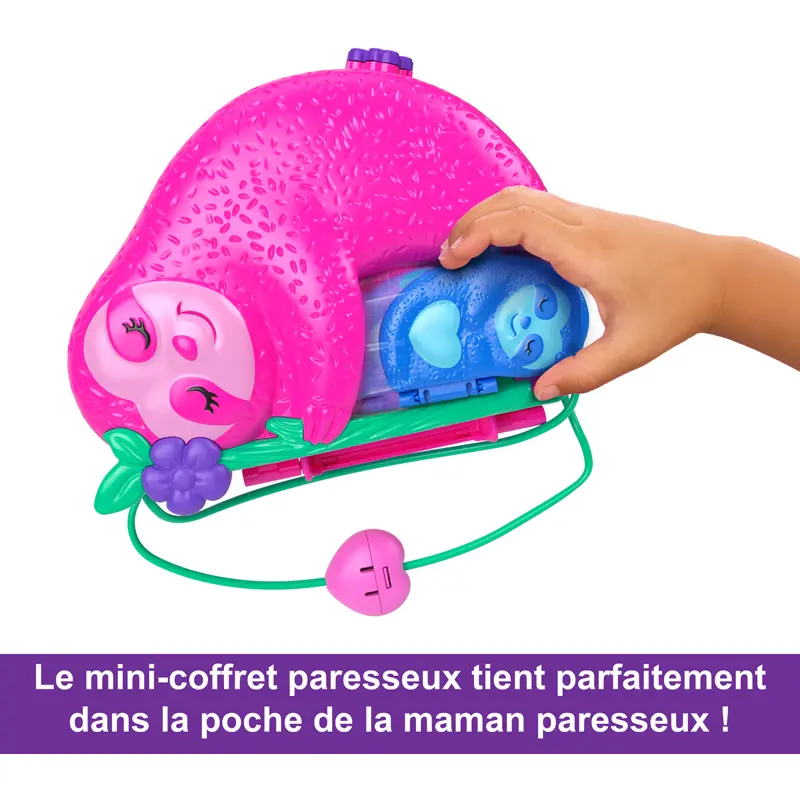 Figurine Mattel Famille Paresseux Polly Pocket