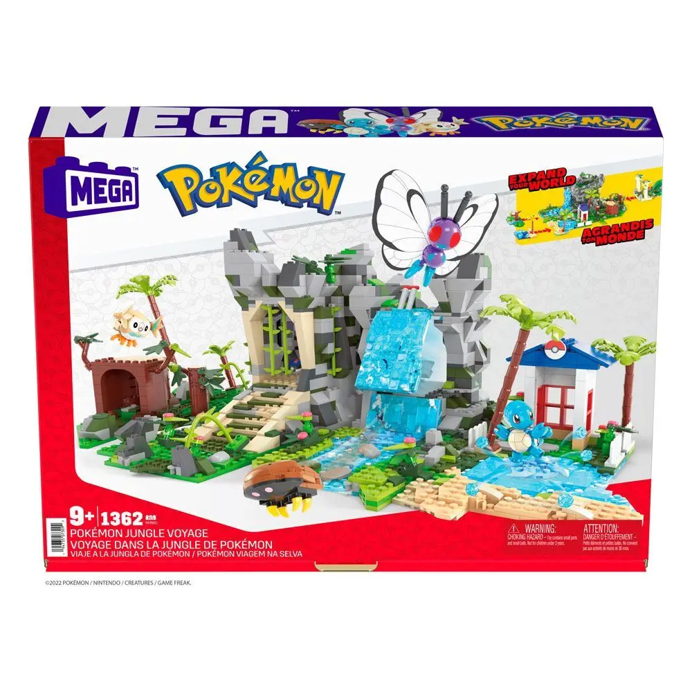 Mega Bloks Jeu De Construction Mega Construx Pokémon Expédition Dans La Jungle 1350 Pièces - Image 2