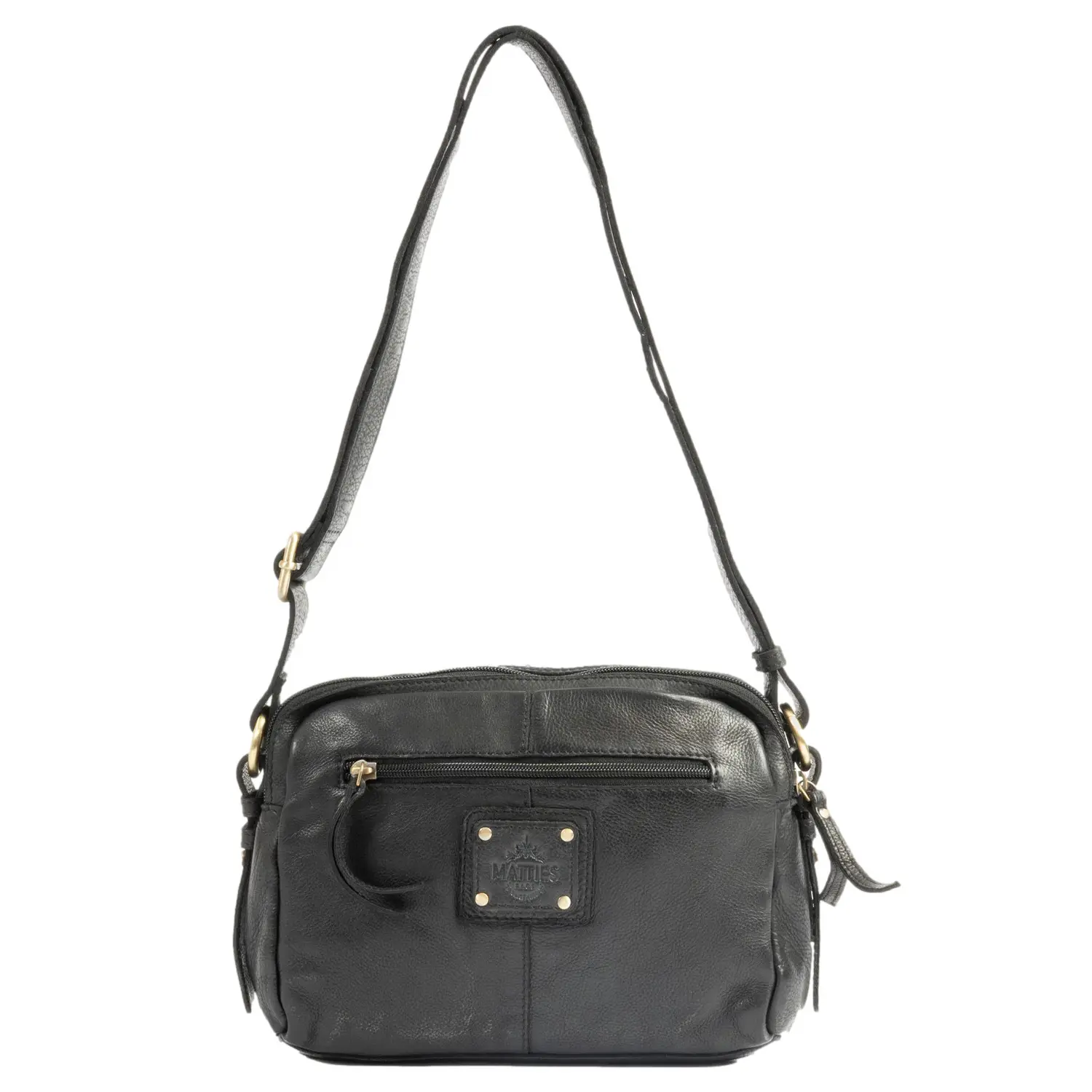 Leder Umhängetasche mit weichem Stofffutter Damen Matties Bags Young