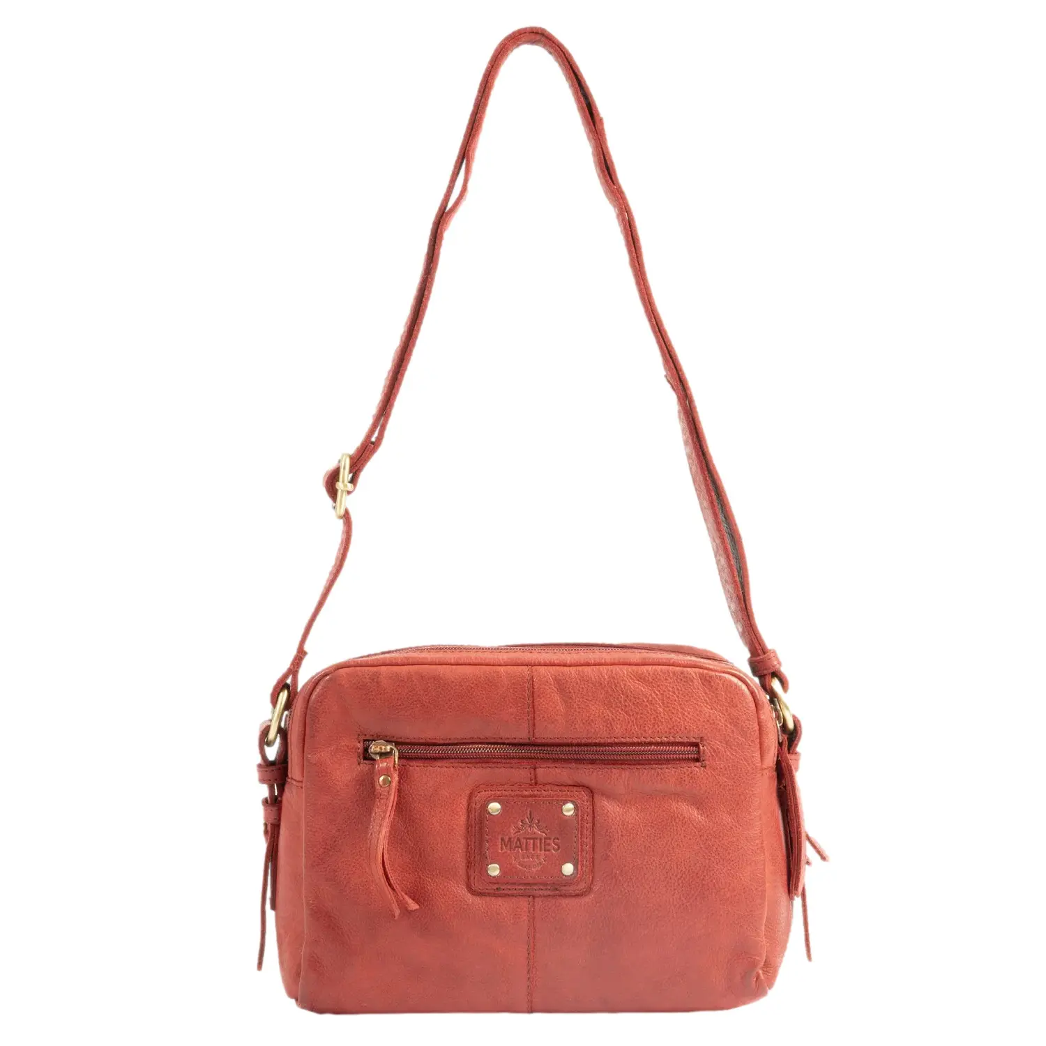 Leder Umhängetasche mit weichem Stofffutter Damen Matties Bags Young