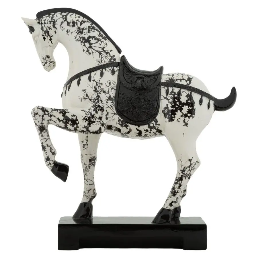 Mauro Ferretti Unisex Blanc Statuette Cheval Okinawa
