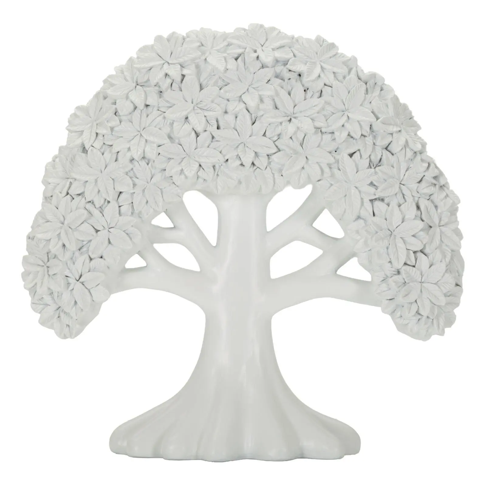 Mauro Ferretti Blanc Objet Décoratif Sculpture D'arbre Albero