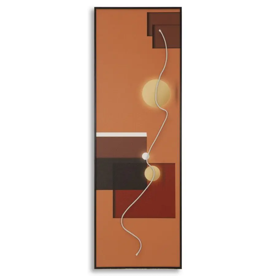 Wanddekorationsbild mit LED Mauro Ferretti Abstract