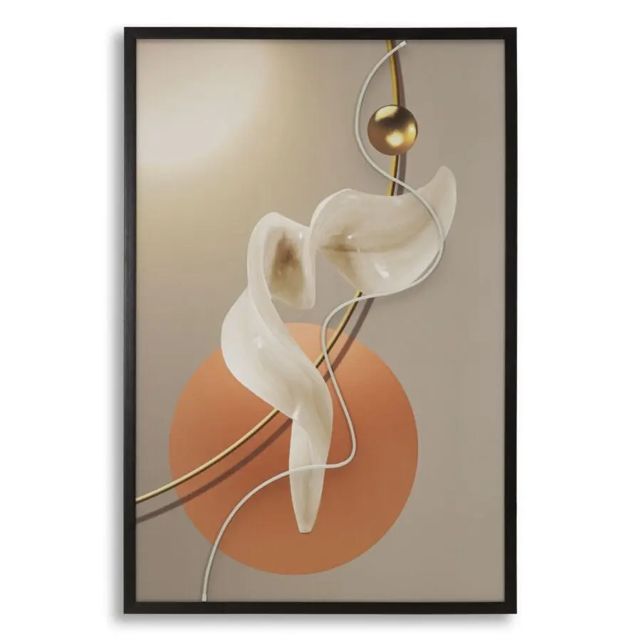 Wanddekorationsbild mit LED Mauro Ferretti Abstract A