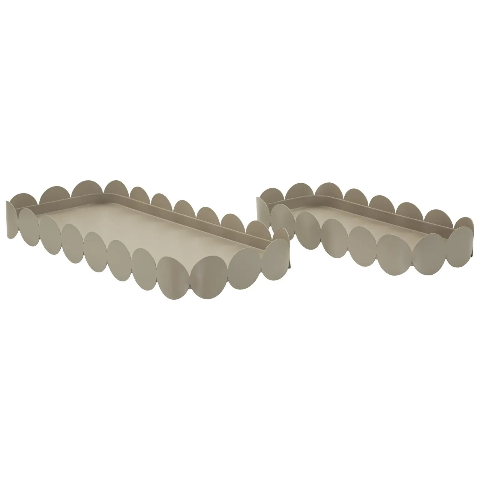 Plateau rectangle Mauro Ferretti Saturn (x2)