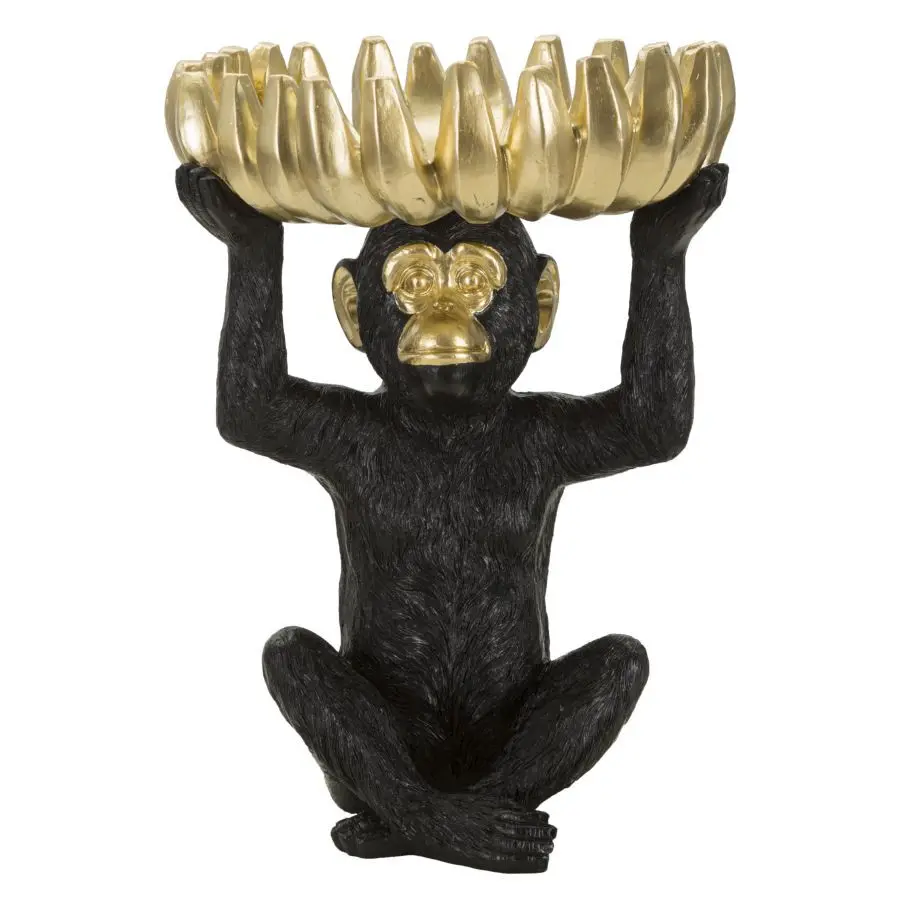 Statuette de Singe avec banane Mauro Ferretti Statuette de Singe avec banane Mauro Ferretti