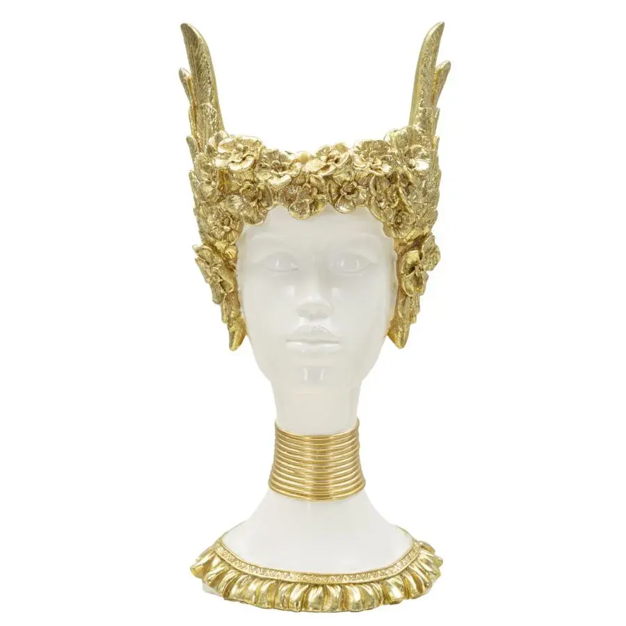 Mauro Ferretti Unisex Blanc Statuette Buste Athena