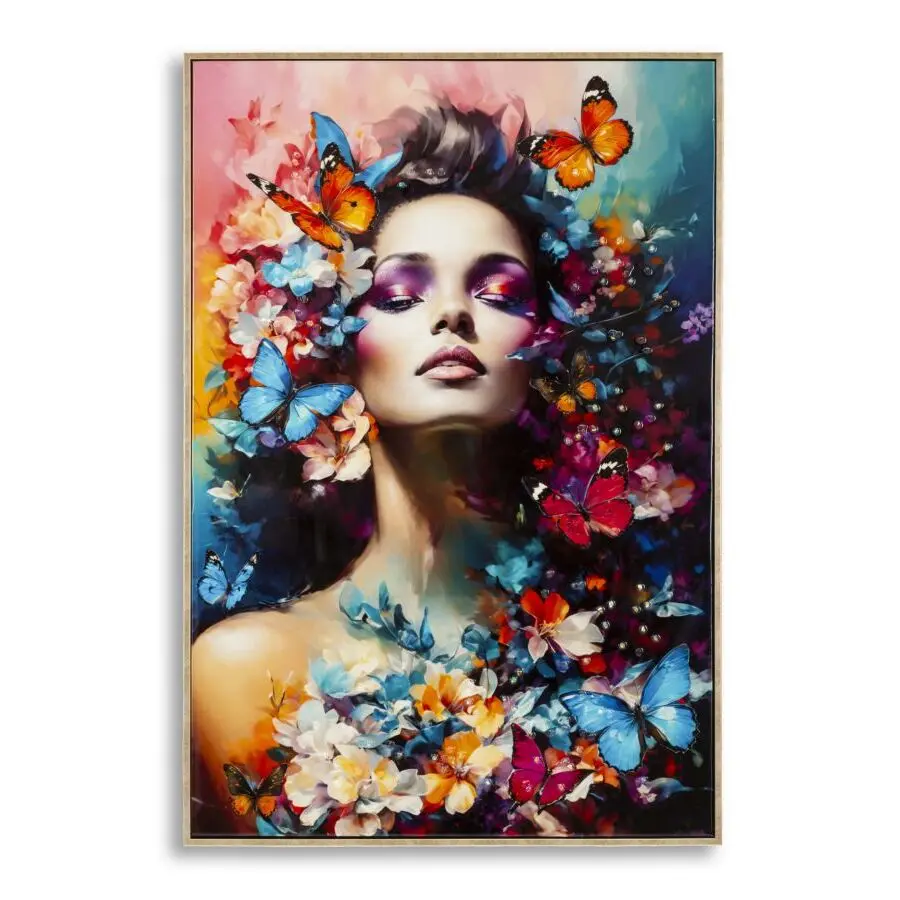 Décoration murale peinture sur toile avec cadre Mauro Ferretti Laccato Marty A Décoration murale peinture sur toile avec cadre Mauro Ferretti Laccato Marty A