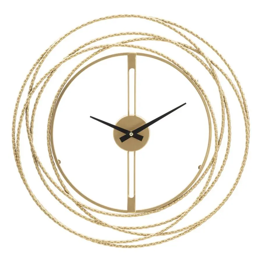 Analoge wandklok Mauro Ferretti Gold Strips