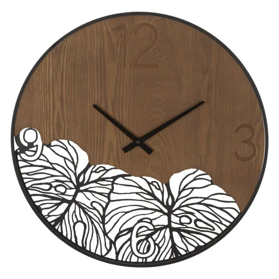 Wanduhr aus Holz Mauro Ferretti