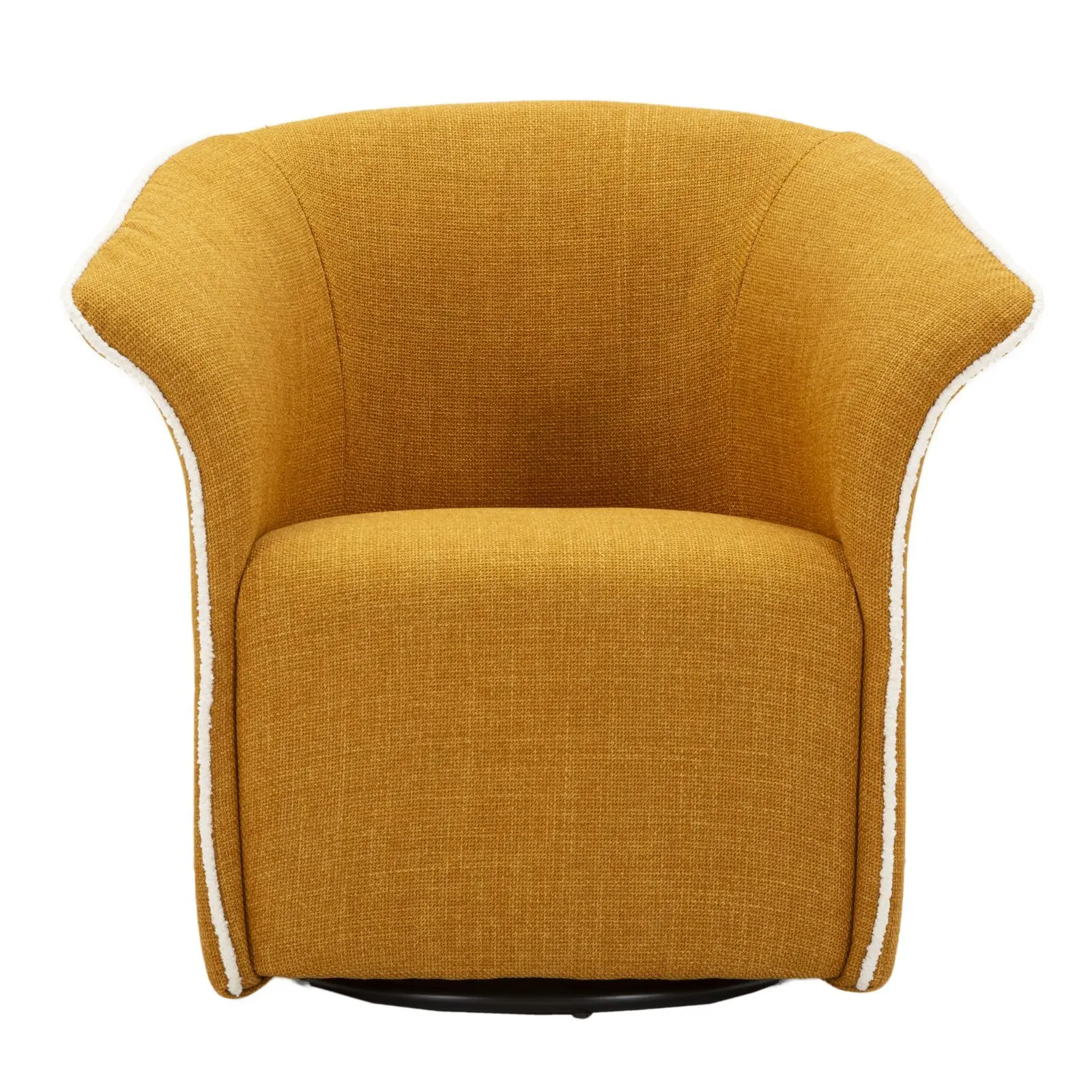 Fauteuil Mauro Ferretti Girevole Siena Senape Cm 83,5X66X80 (Seduta Altezza Fauteuil Mauro Ferretti Girevole Siena Senape Cm 83,5X66X80 (Seduta Altezza