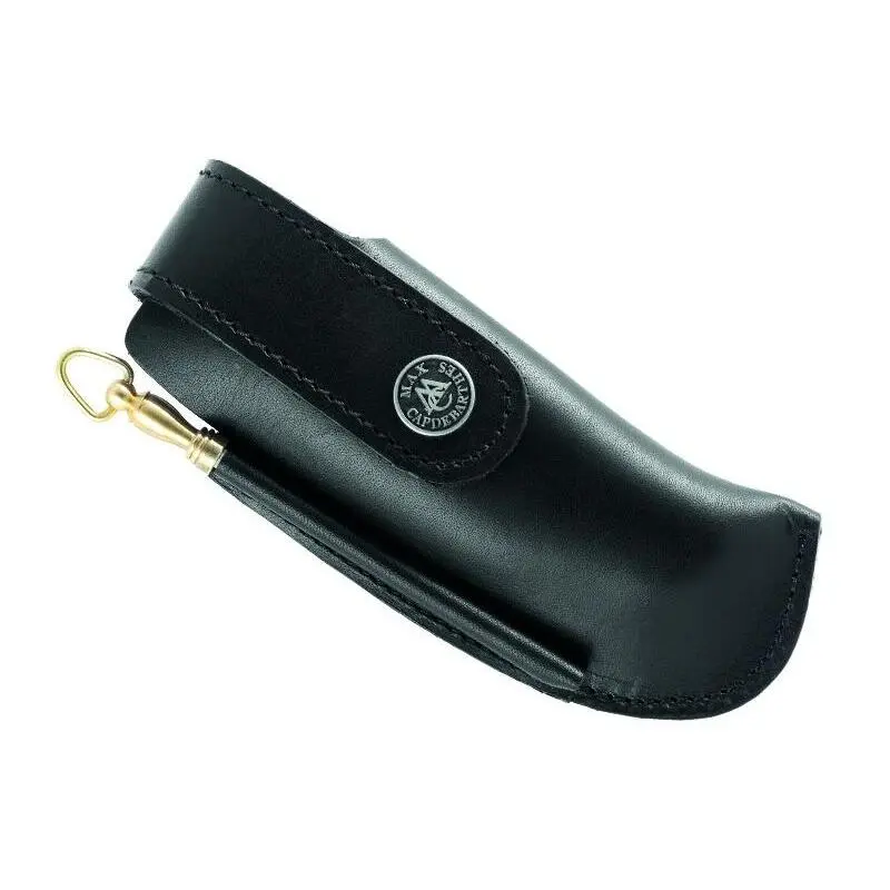 Leder Jagdtasche + Gewehr Max Capdebarthes
