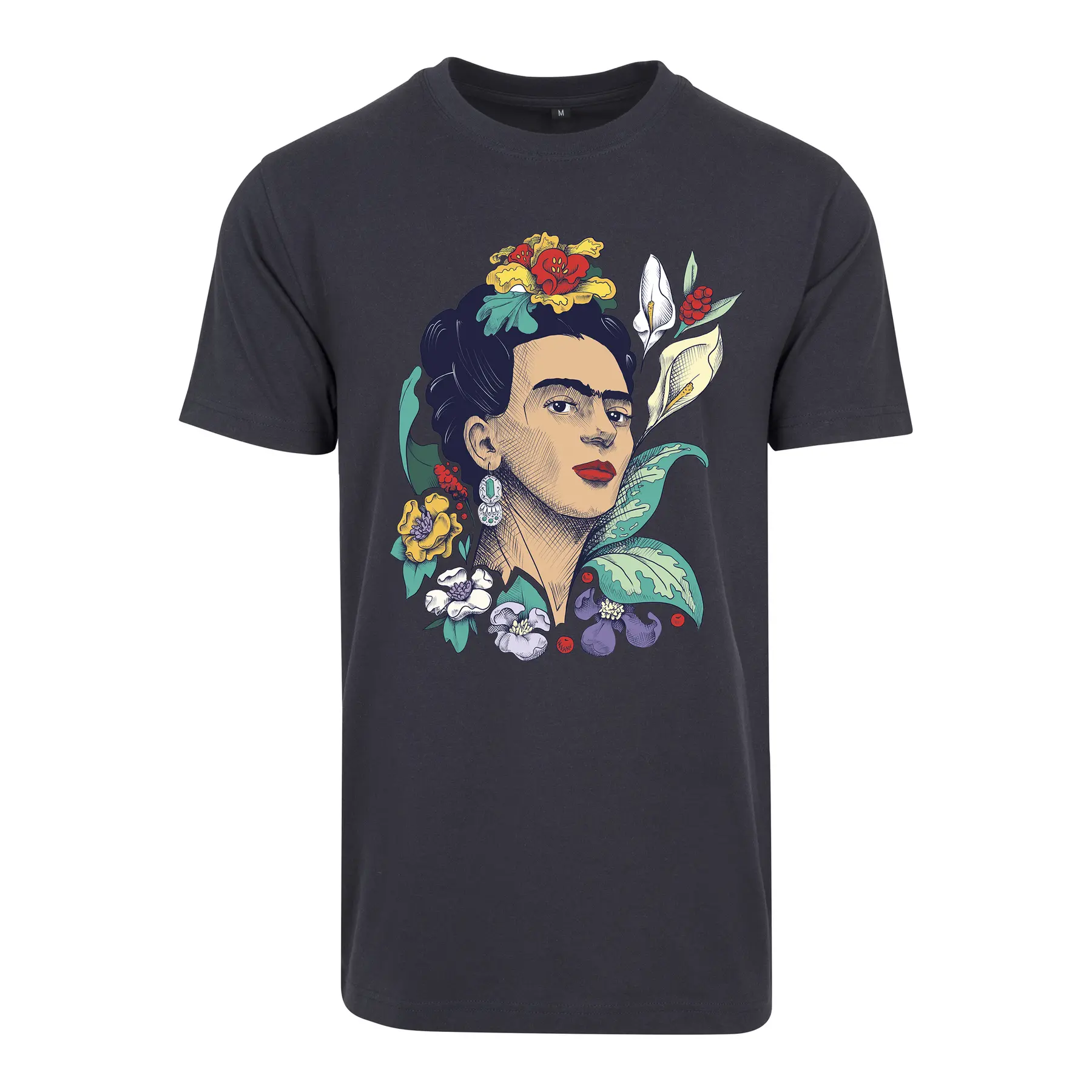 Damen-T-Shirt Urban Classics Ladies Frida Kahlo Flower