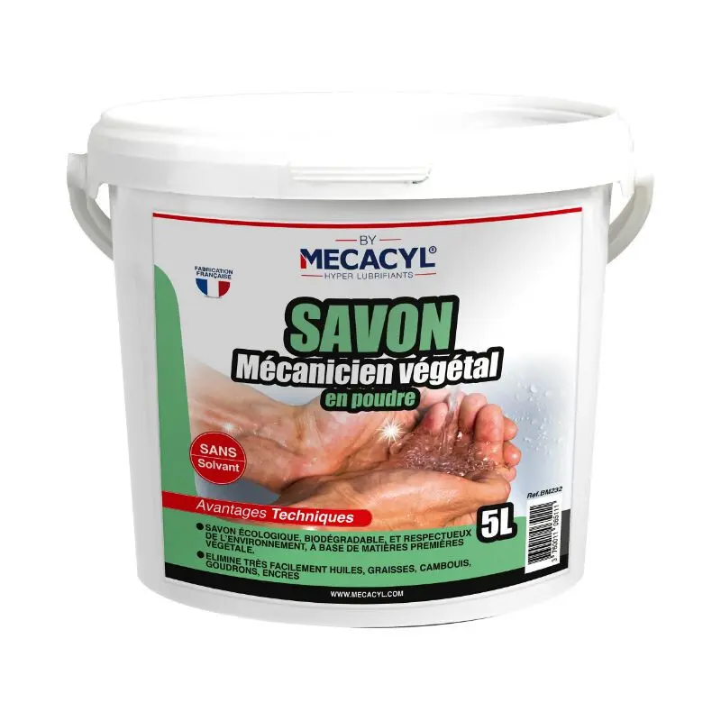 Sapone vegetale biologico per le mani Mecacyl