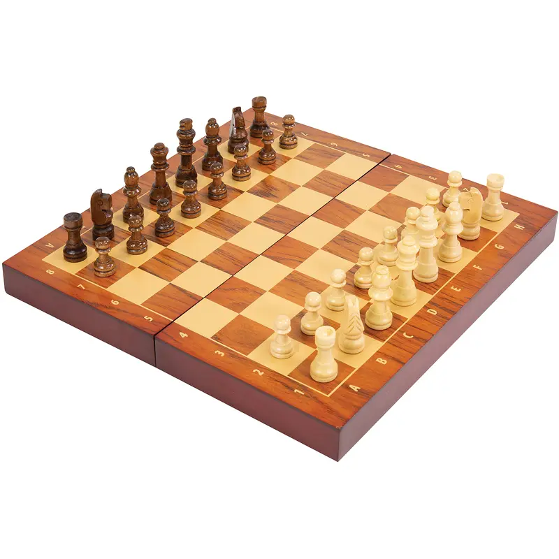 Jeux d'échecs en bois pliable Merchant Ambassador