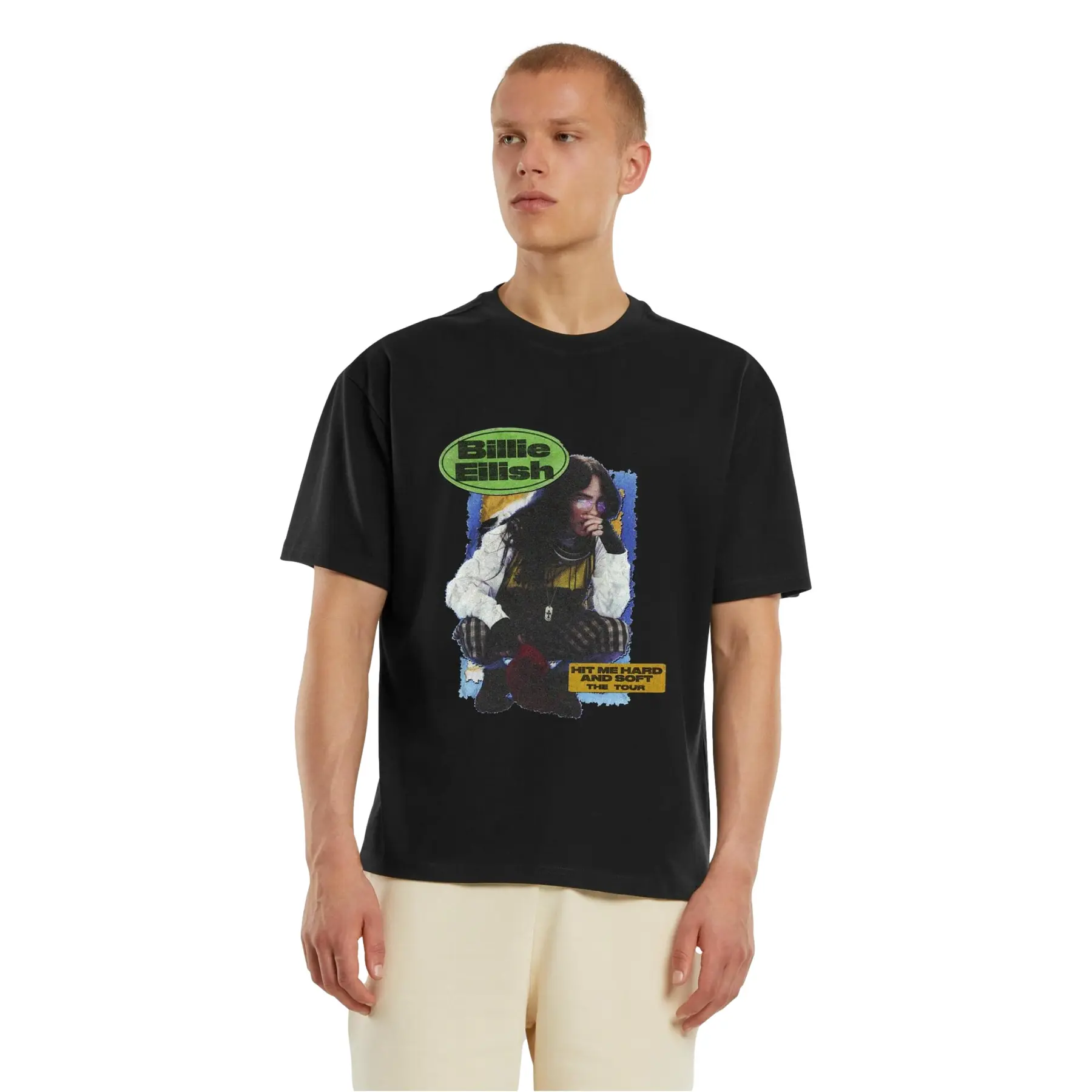 Oversized T-Shirt Merchcode Billie Eilish Hit me Hard