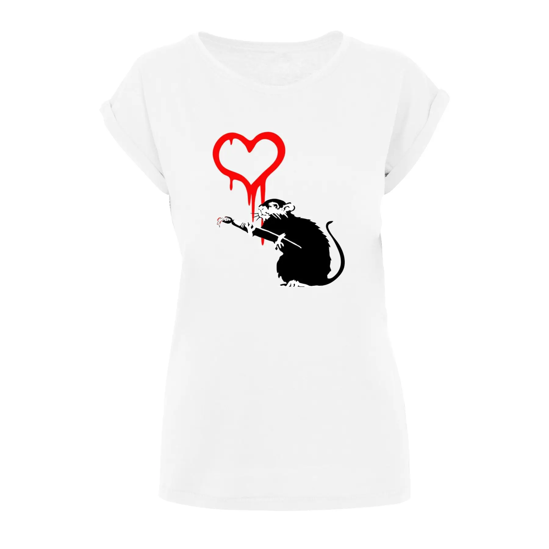 Damen T-Shirt Merchcode Love Rat