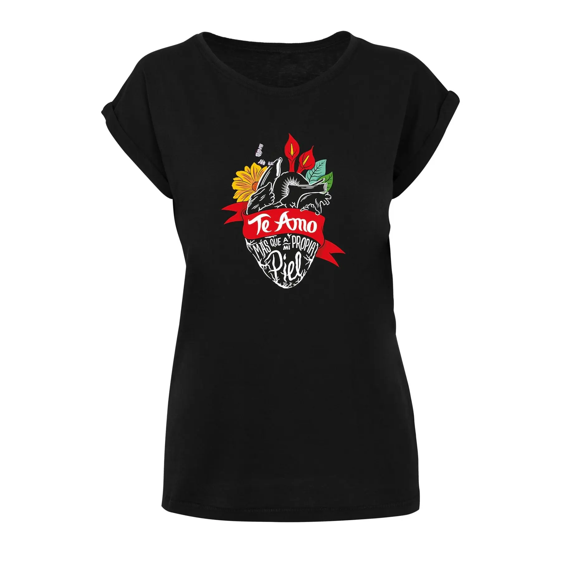 Damen T-Shirt Merchcode Frida Kahlo Te Amo