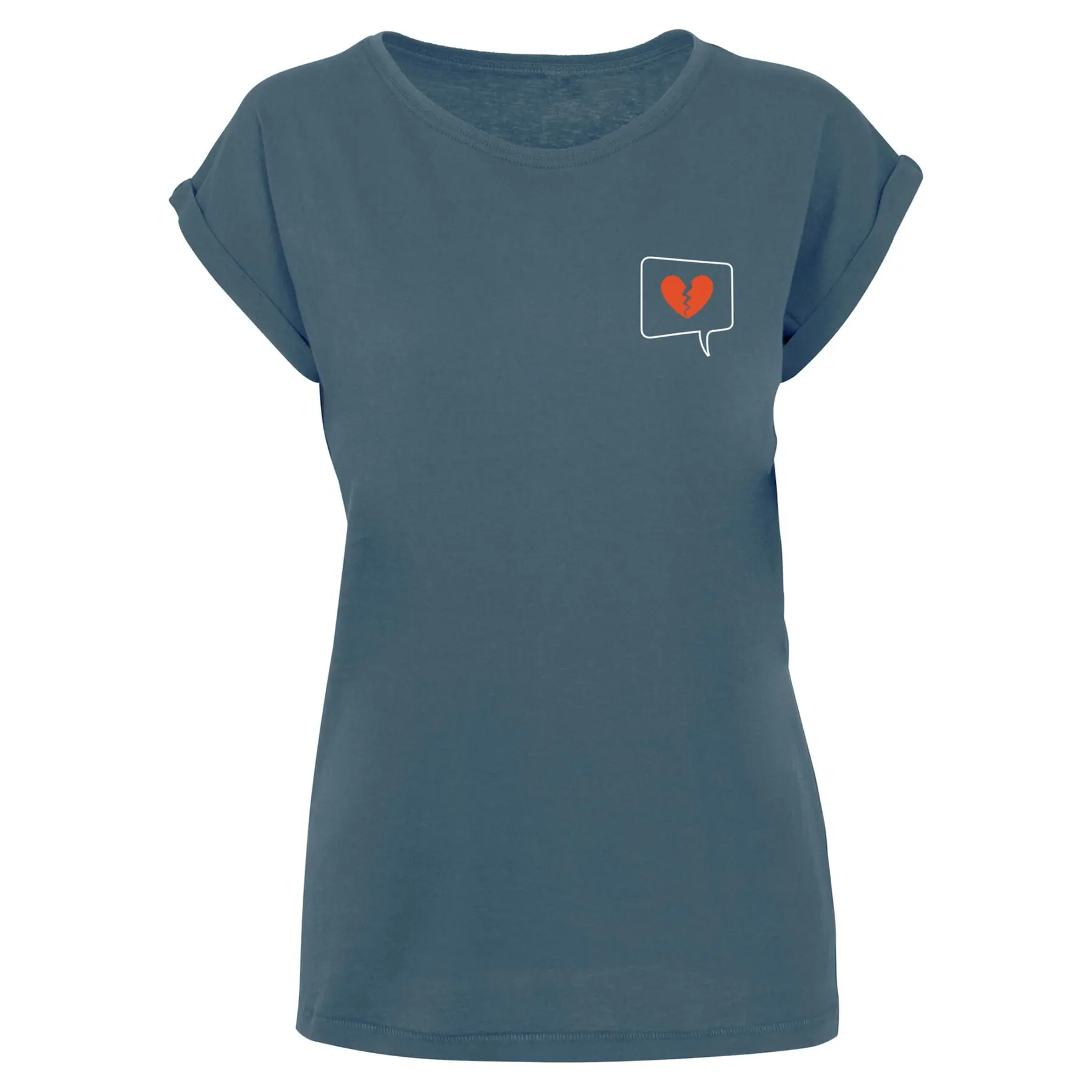 Damen T-Shirt Merchcode Heartbreak X
