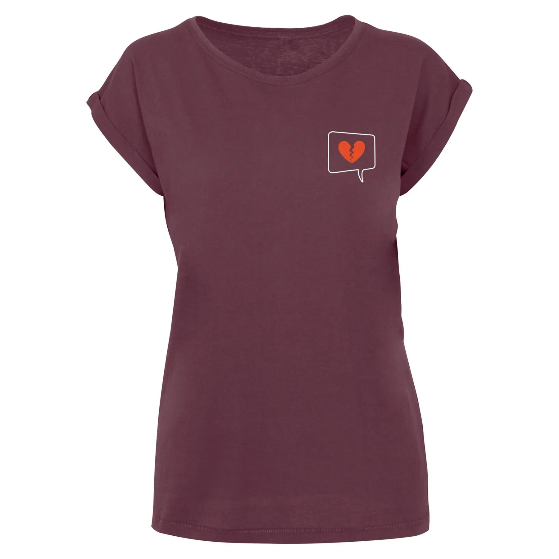 Damen T-Shirt Merchcode Heartbreak X