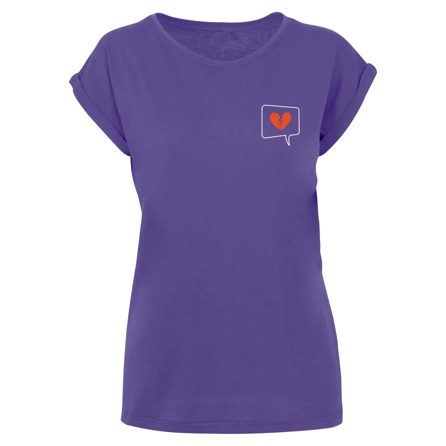 Damen T-Shirt Merchcode Heartbreak X