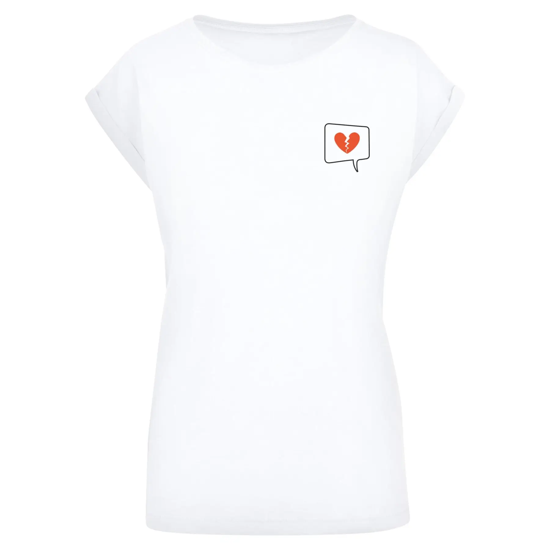 Damen T-Shirt Merchcode Heartbreak
