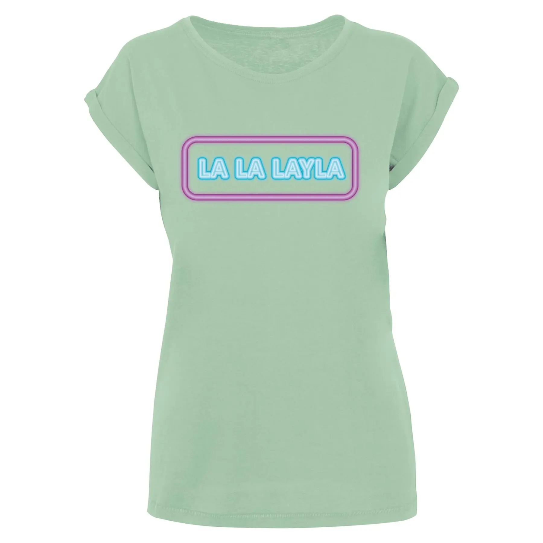 Damen T-Shirt Merchcode La La Layla