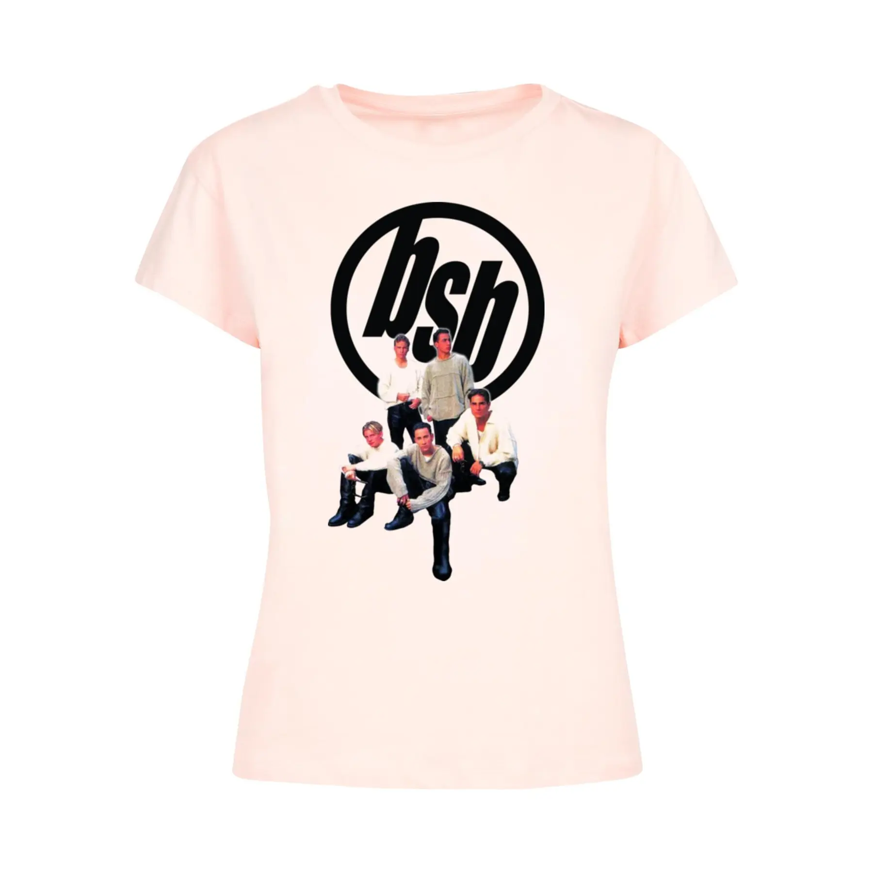 Damen T-Shirt Merchcode Backstreet Boys - Vintage Logo Box
