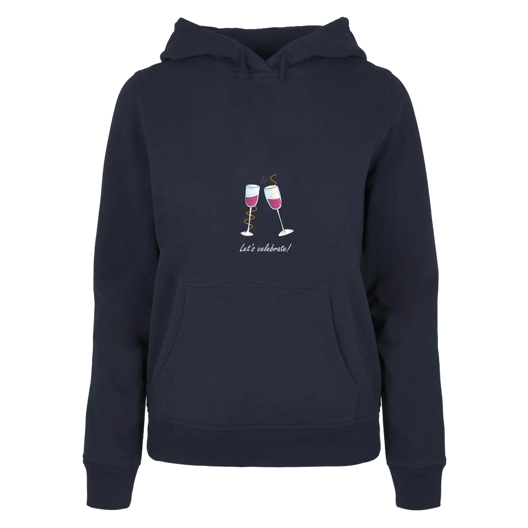 Felpa con cappuccio da donna  Let´s celebrate Basic