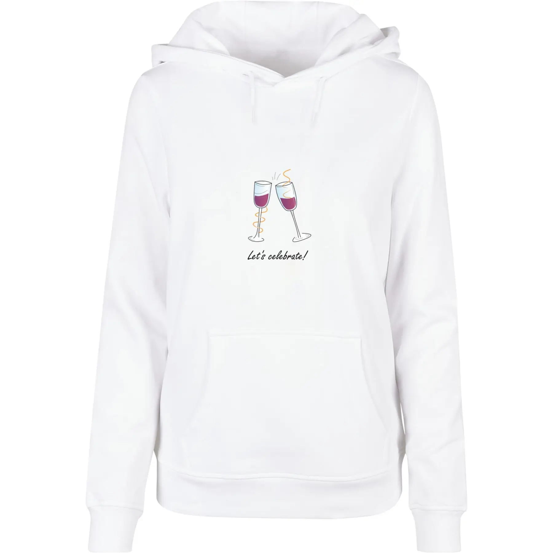 Hoodie Damen Merchcode Let´s celebrate Basic