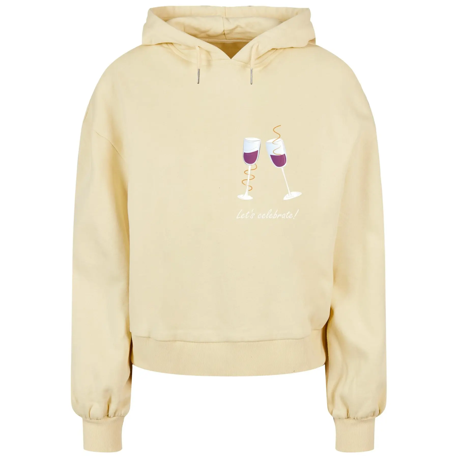 Felpa con cappuccio da donna  Let´s celebrate