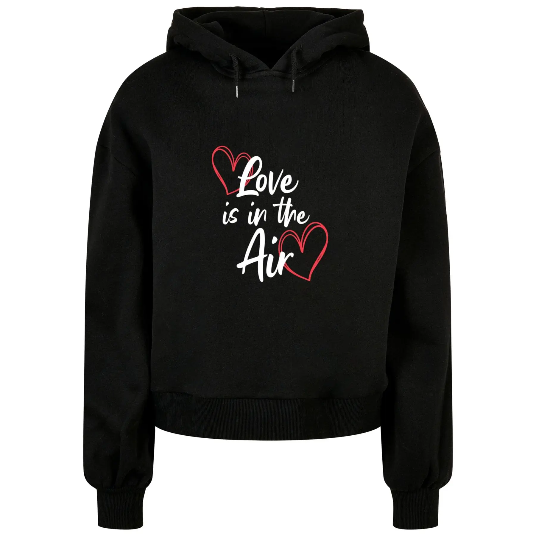 Oversized Hoodie Damen Merchcode Valentines Day - Love is in the Air Organic