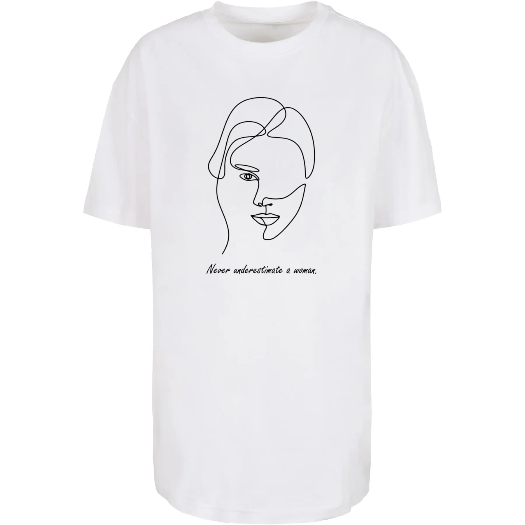 Oversized T-Shirt Merchcode Woman Figure