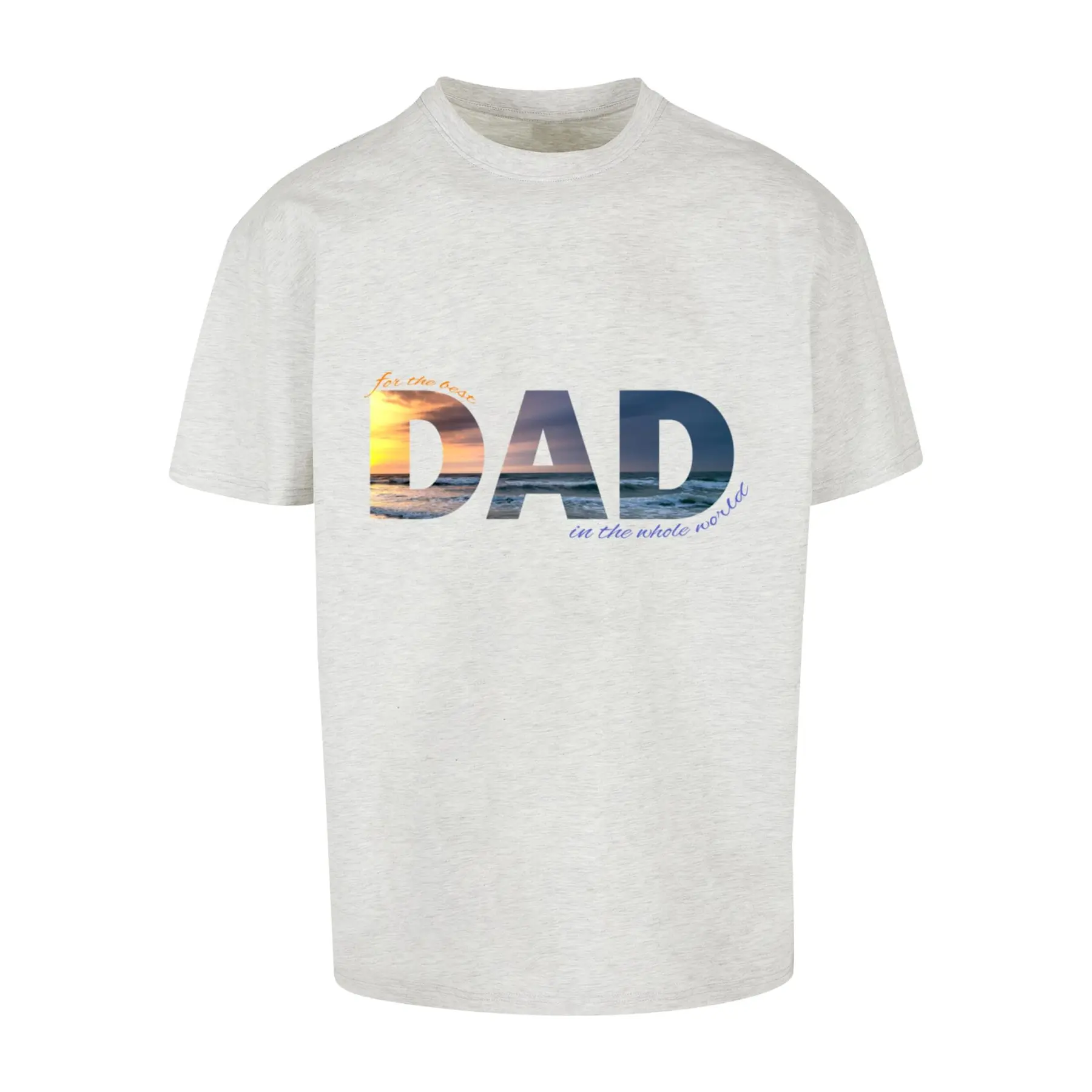 Oversized T-Shirt Merchcode For The Best Dad Heavy