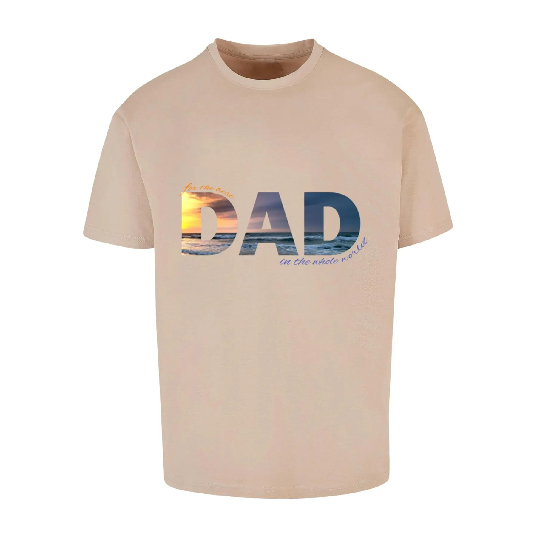 Oversized T-Shirt Merchcode For The Best Dad Heavy