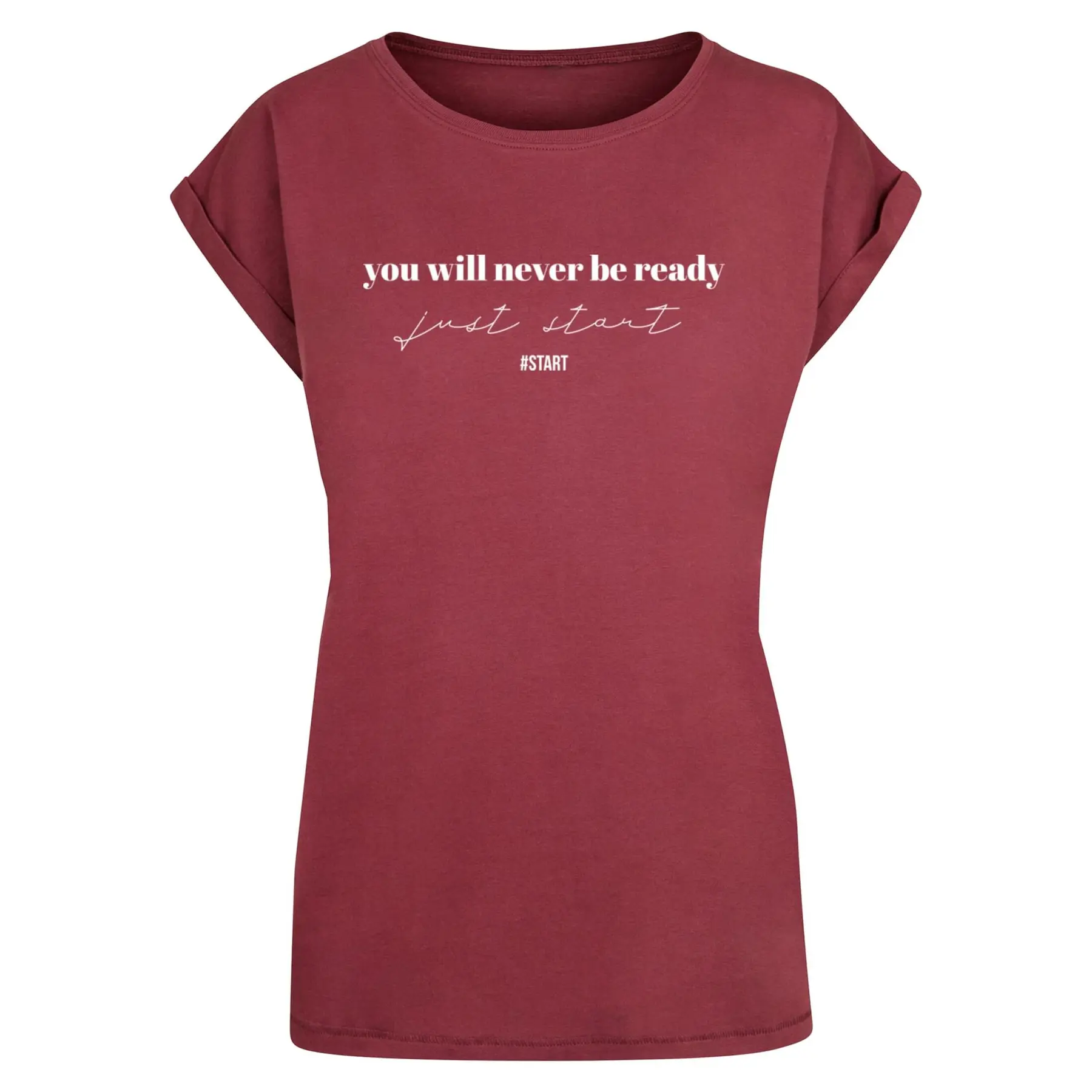Damen T-Shirt Merchcode Just Start
