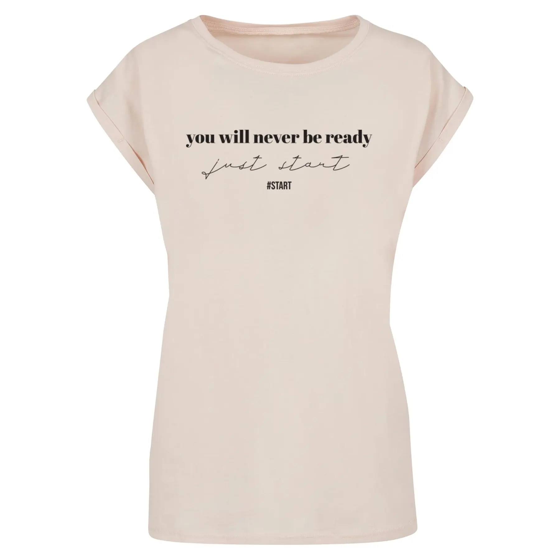 Damen T-Shirt Merchcode Just Start