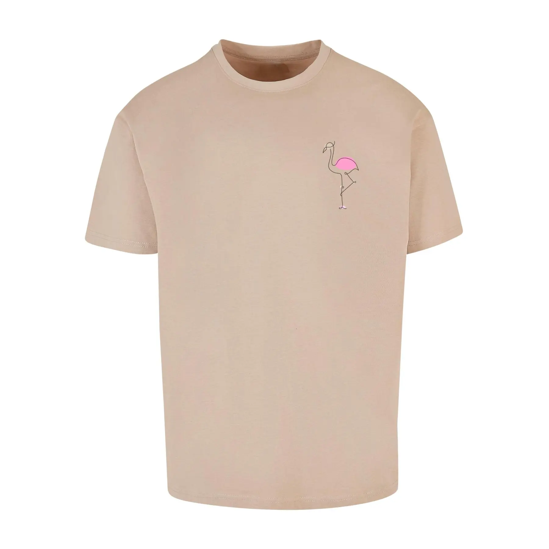 Oversized T-Shirt Merchcode Flamingo Heavy