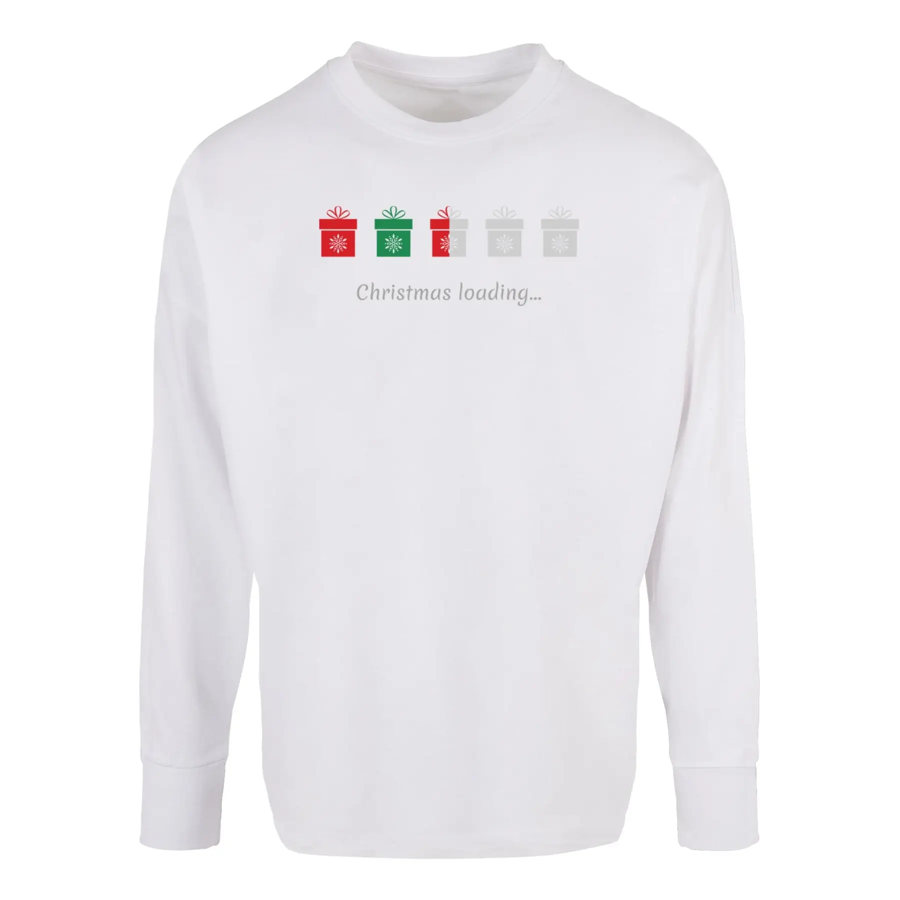 Oversize Langarm-T-Shirt Merchcode Christmas Gifts Loading