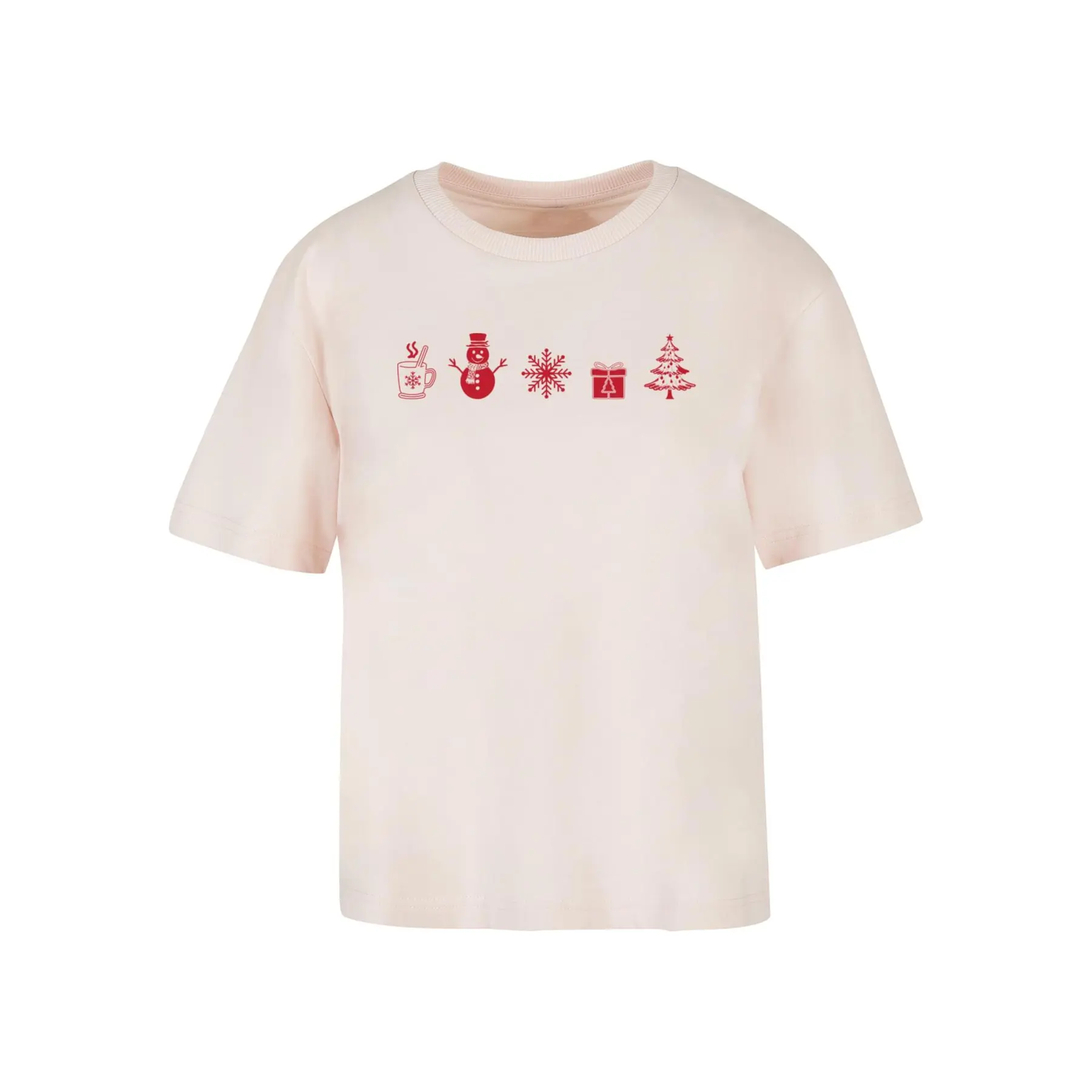 Damen T-Shirt Merchcode Christmas Elements