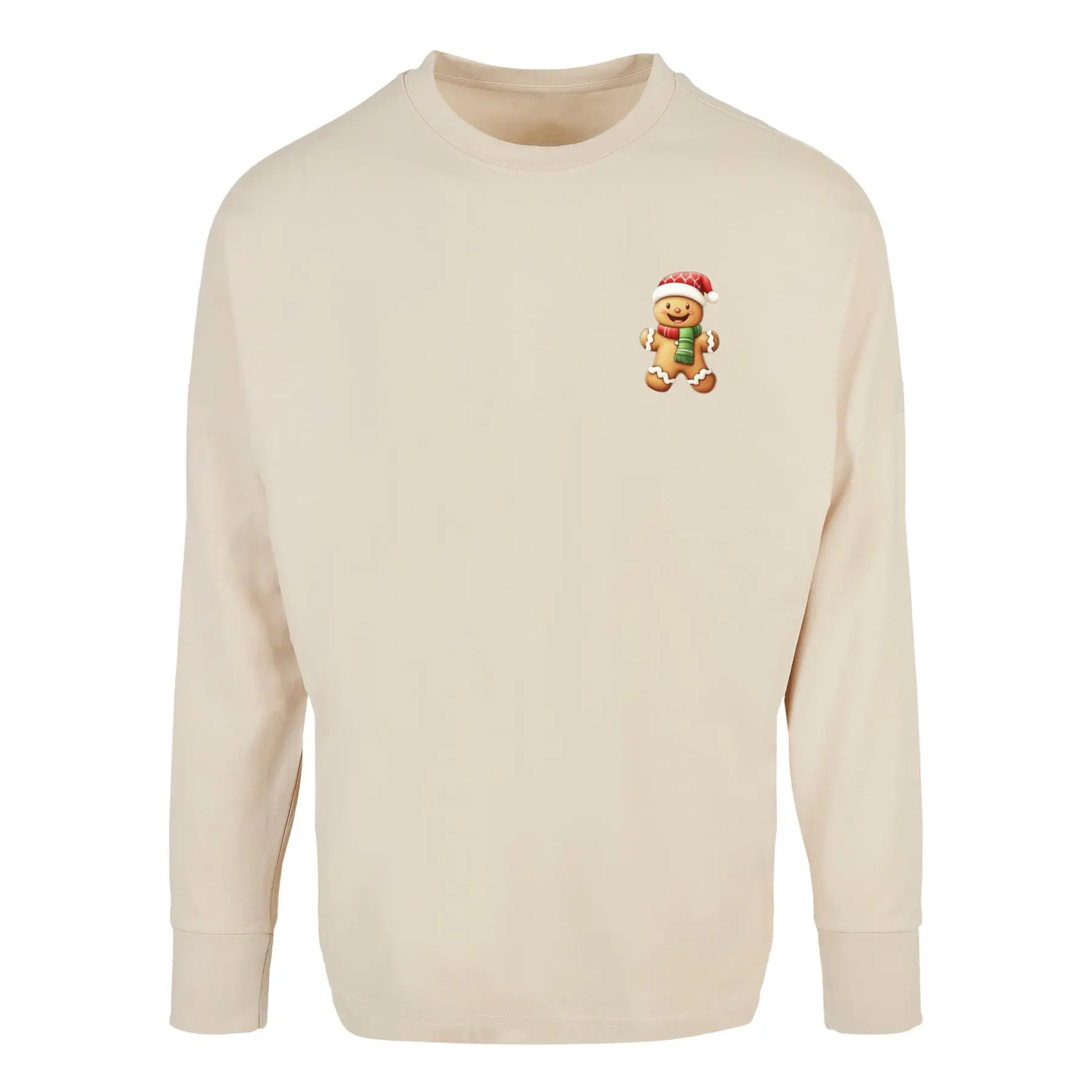 Langarm-T-Shirt Merchcode Christmas Ginger