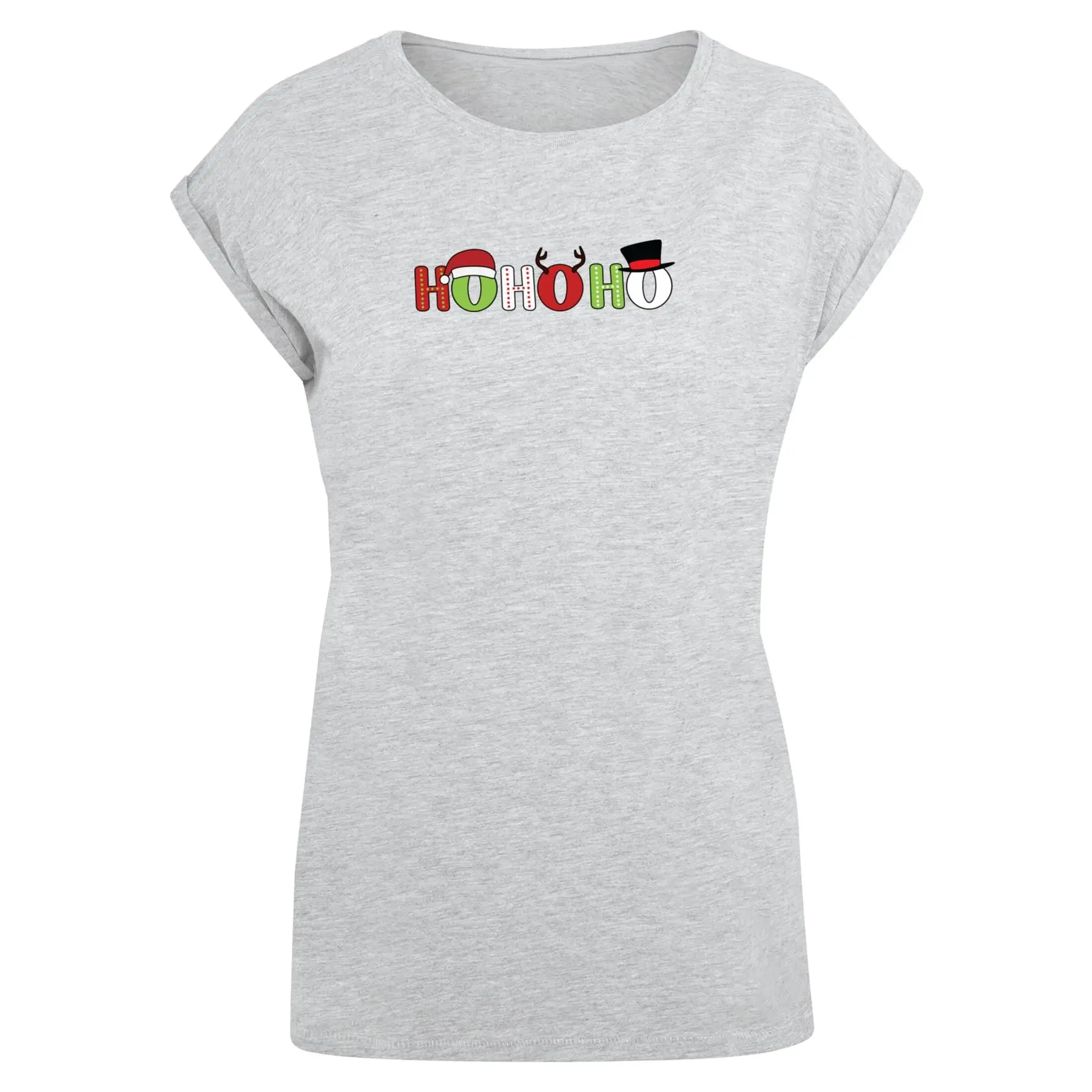 Damen T-Shirt Merchcode Chistmas Ho Ho Ho
