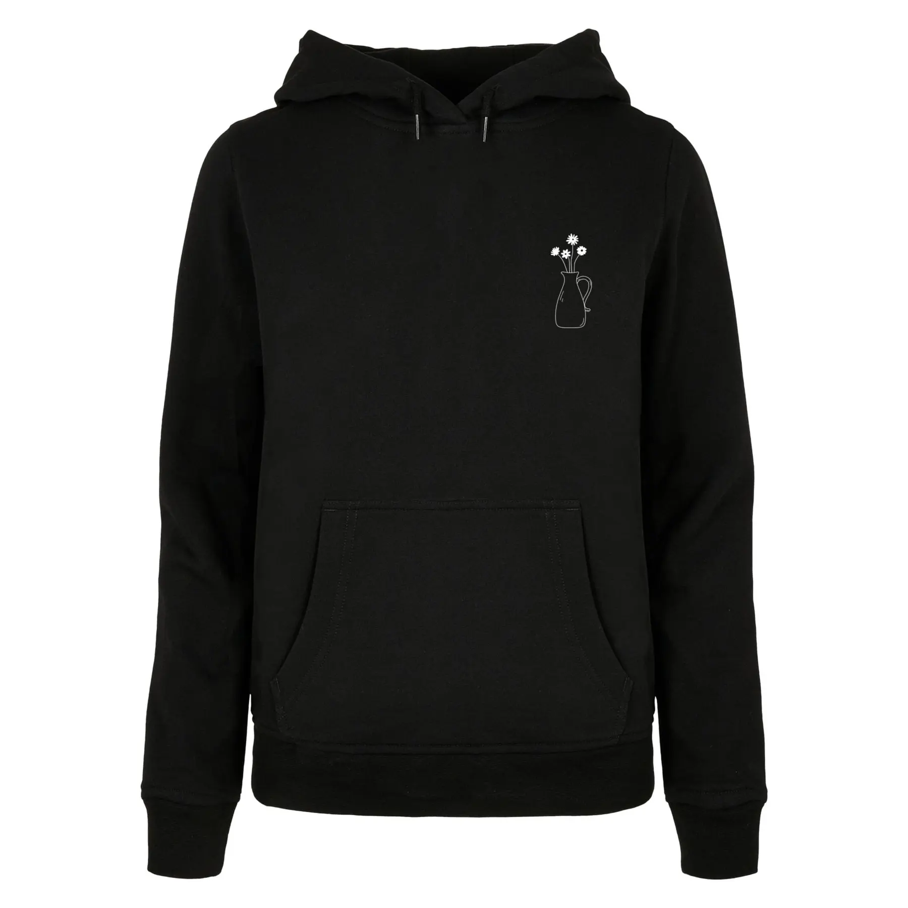 Hoodie Damen Merchcode Vase And Flowers